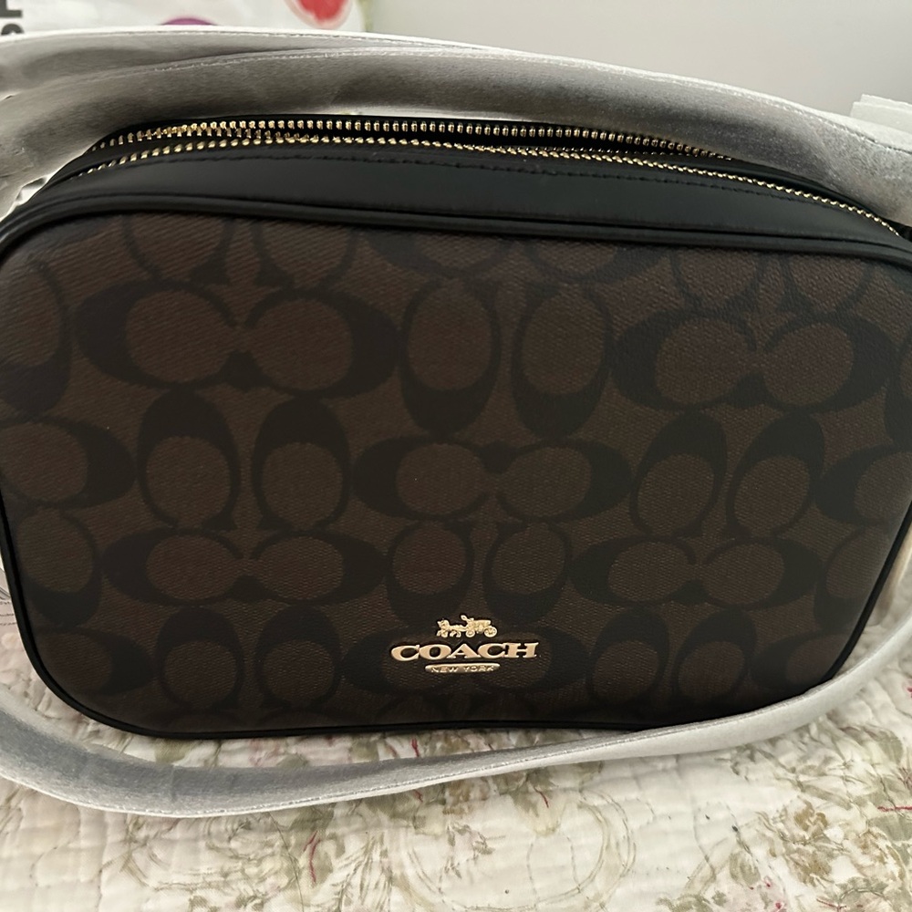 Coach Men's Brown Crossbody Bag - Picture 4 of 6